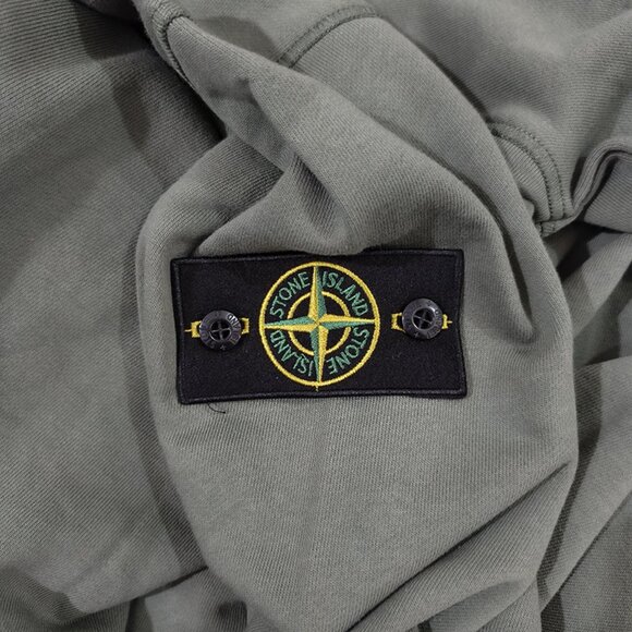 Stone Island Green Crew Neck Sweatshirt - Picture 6 of 7